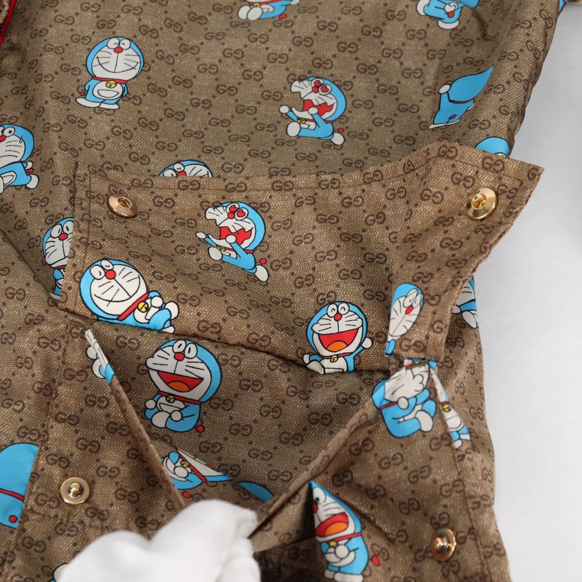 GUCCI Micro GG Canvas Doraemon Size 38 Jacket Nylon coat Beige Auth 135671M