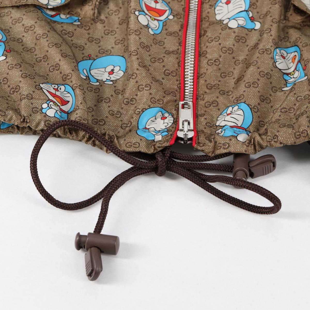 GUCCI Micro GG Canvas Doraemon Size 38 Jacket Nylon coat Beige Auth 135671M