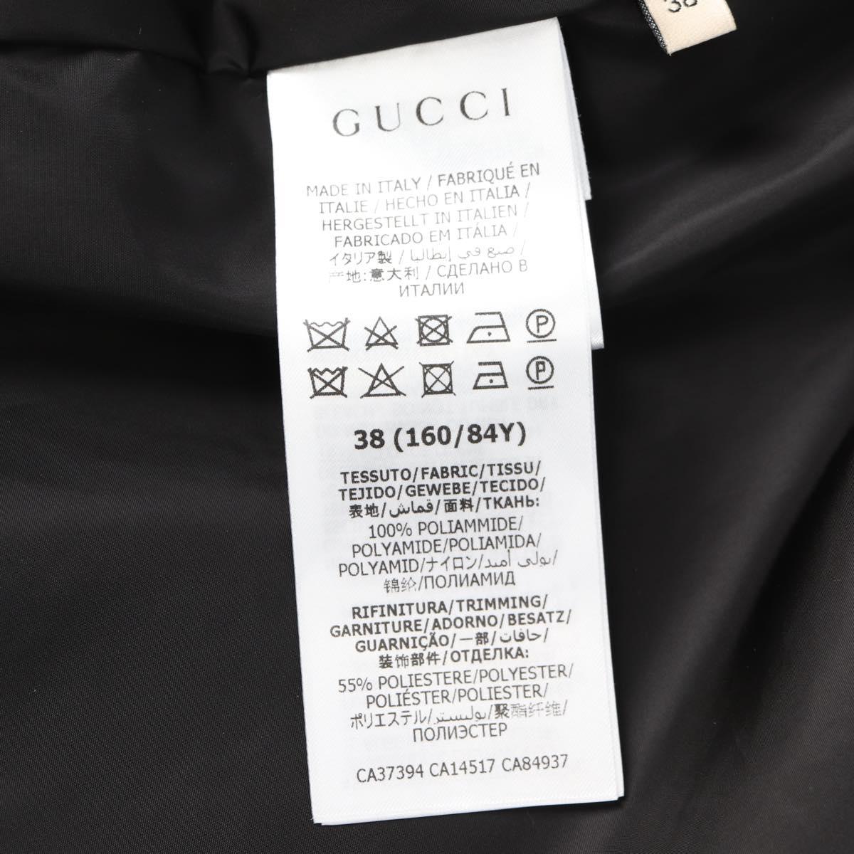 GUCCI Micro GG Canvas Doraemon Size 38 Jacket Nylon coat Beige Auth 135671M