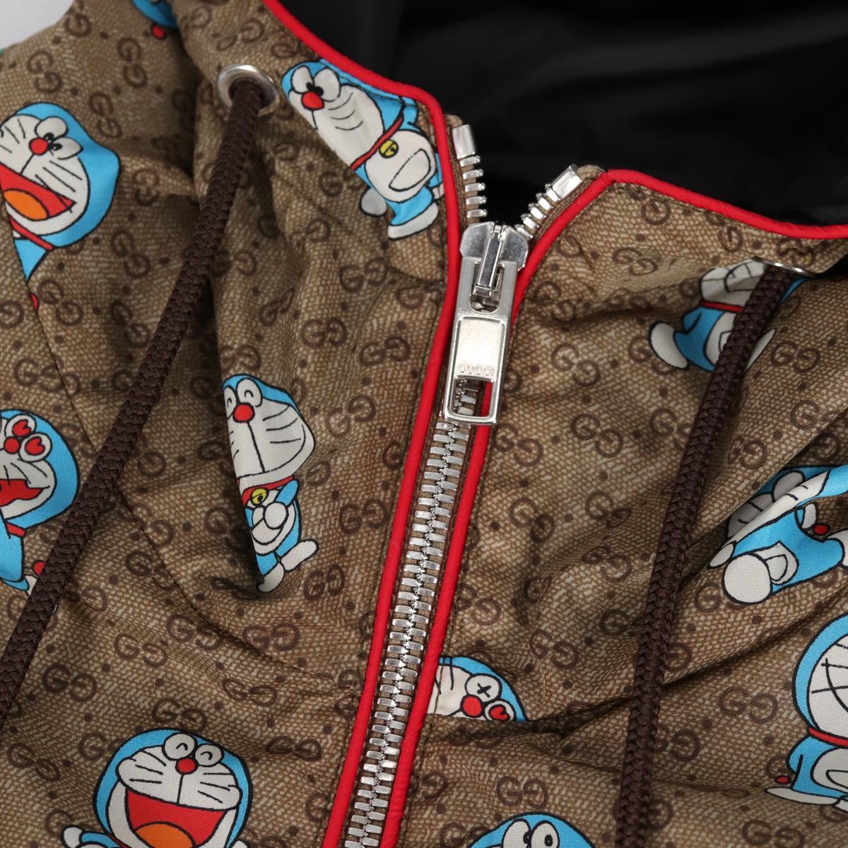 GUCCI Micro GG Canvas Doraemon Size 38 Jacket Nylon coat Beige Auth 135671M