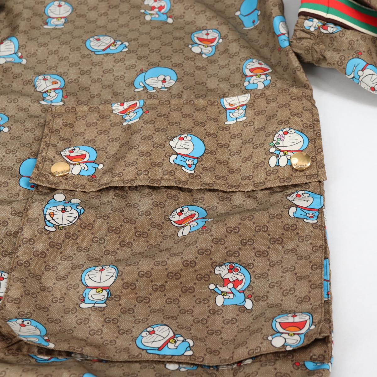 GUCCI Micro GG Canvas Doraemon Size 38 Jacket Nylon coat Beige Auth 135671M
