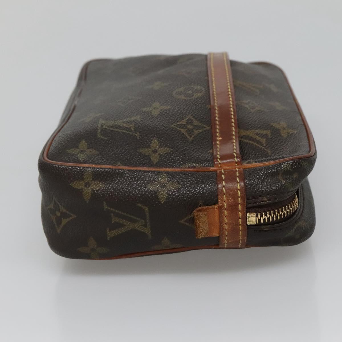 LOUIS VUITTON Monogram Compiegne 23 Clutch Bag M51847 LV Auth 135738