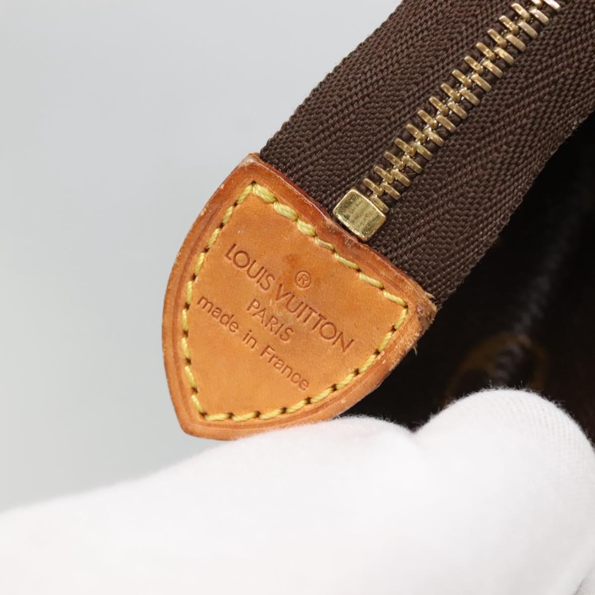 LOUIS VUITTON Monogram Poche Toilette 19 Pouch M47544 LV Auth 135742