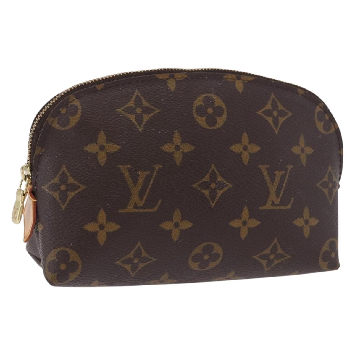 LOUIS VUITTON Monogram Pochette Cosmetic PM Pouch M43998 LV Auth 135746