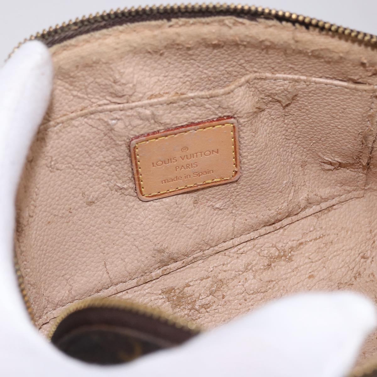 LOUIS VUITTON Monogram Pochette Cosmetic PM Pouch M43998 LV Auth 135746