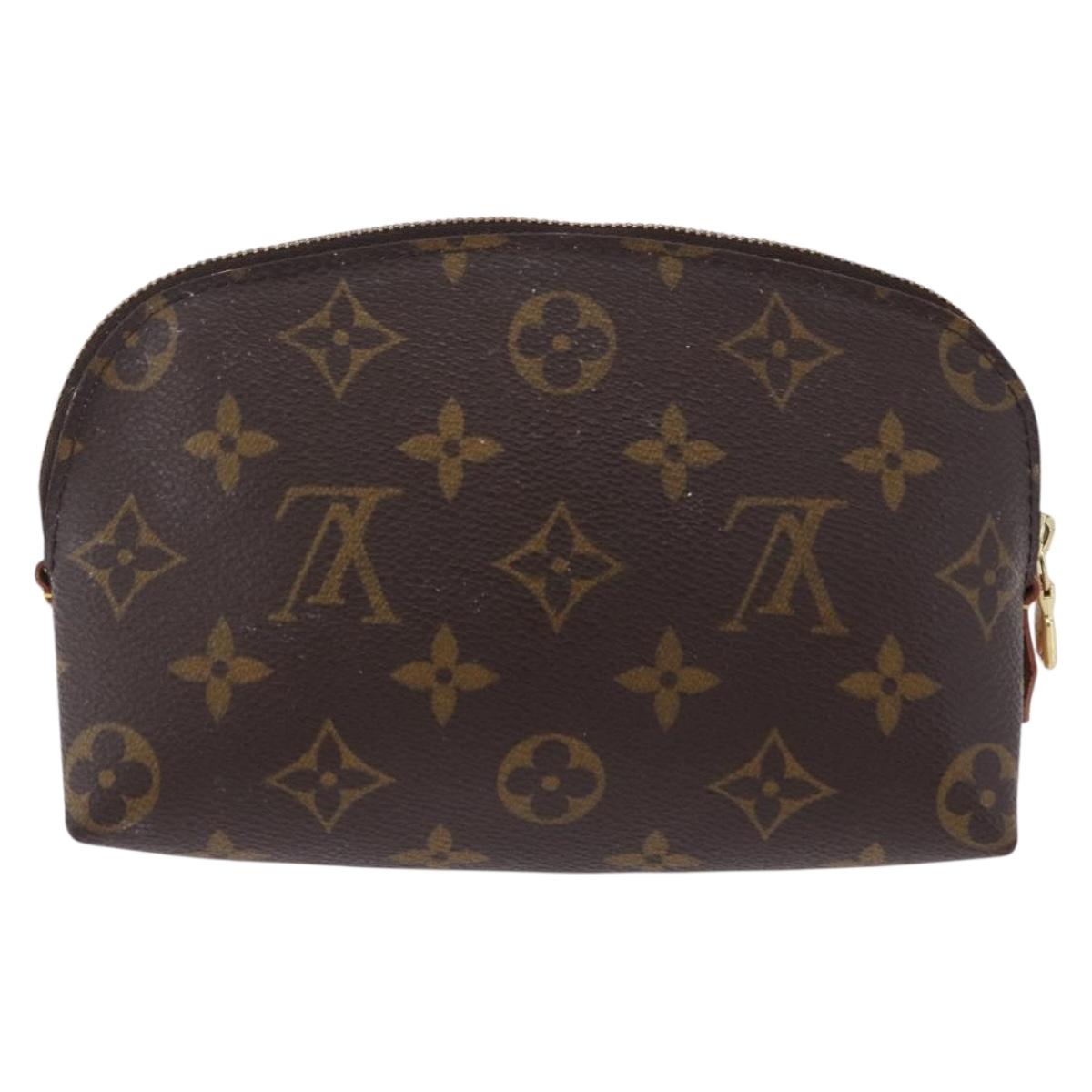 LOUIS VUITTON Monogram Pochette Cosmetic PM Pouch M43998 LV Auth 135746