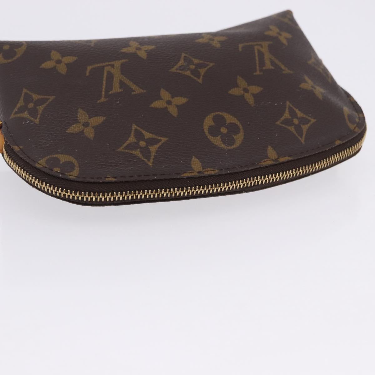 LOUIS VUITTON Monogram Pochette Cosmetic PM Pouch M43998 LV Auth 135746