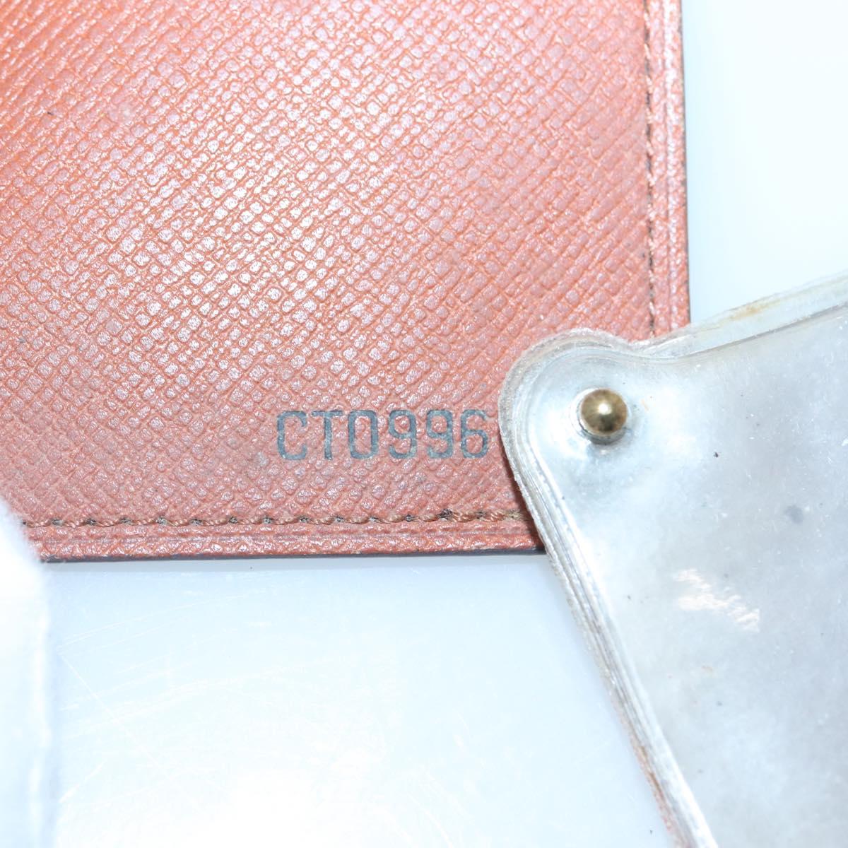 LOUIS VUITTON Monogram Porto Cartes Crdit Pression Card Case M60937 Auth 135749