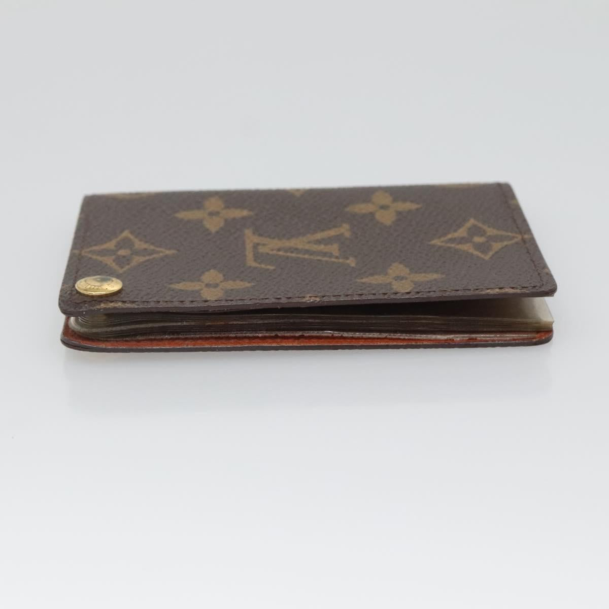 LOUIS VUITTON Monogram Porto Cartes Crdit Pression Card Case M60937 Auth 135749