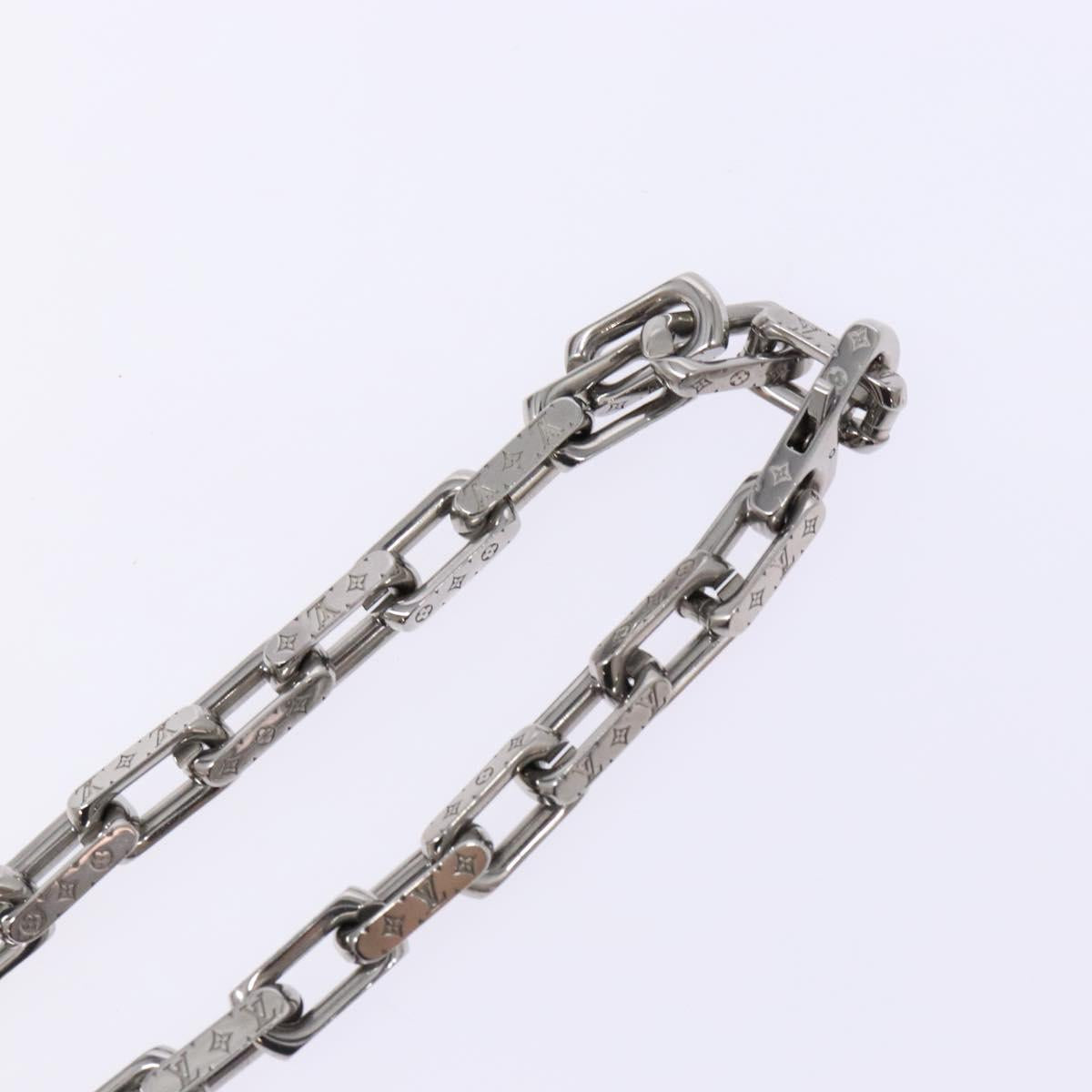 LOUIS VUITTON Chain Necklace metal Silver M00307 LV Auth 135753M
