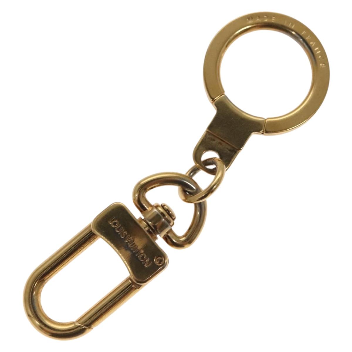 LOUIS VUITTON Anneau Cles Key Holder Metal Gold Tone M62698 LV Auth 135754
