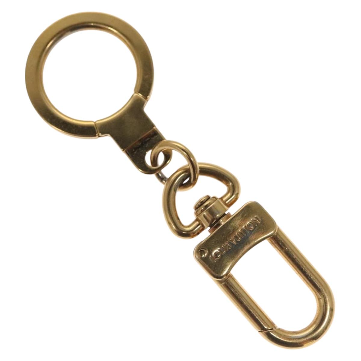 LOUIS VUITTON Anneau Cles Key Holder Metal Gold Tone M62698 LV Auth 135754