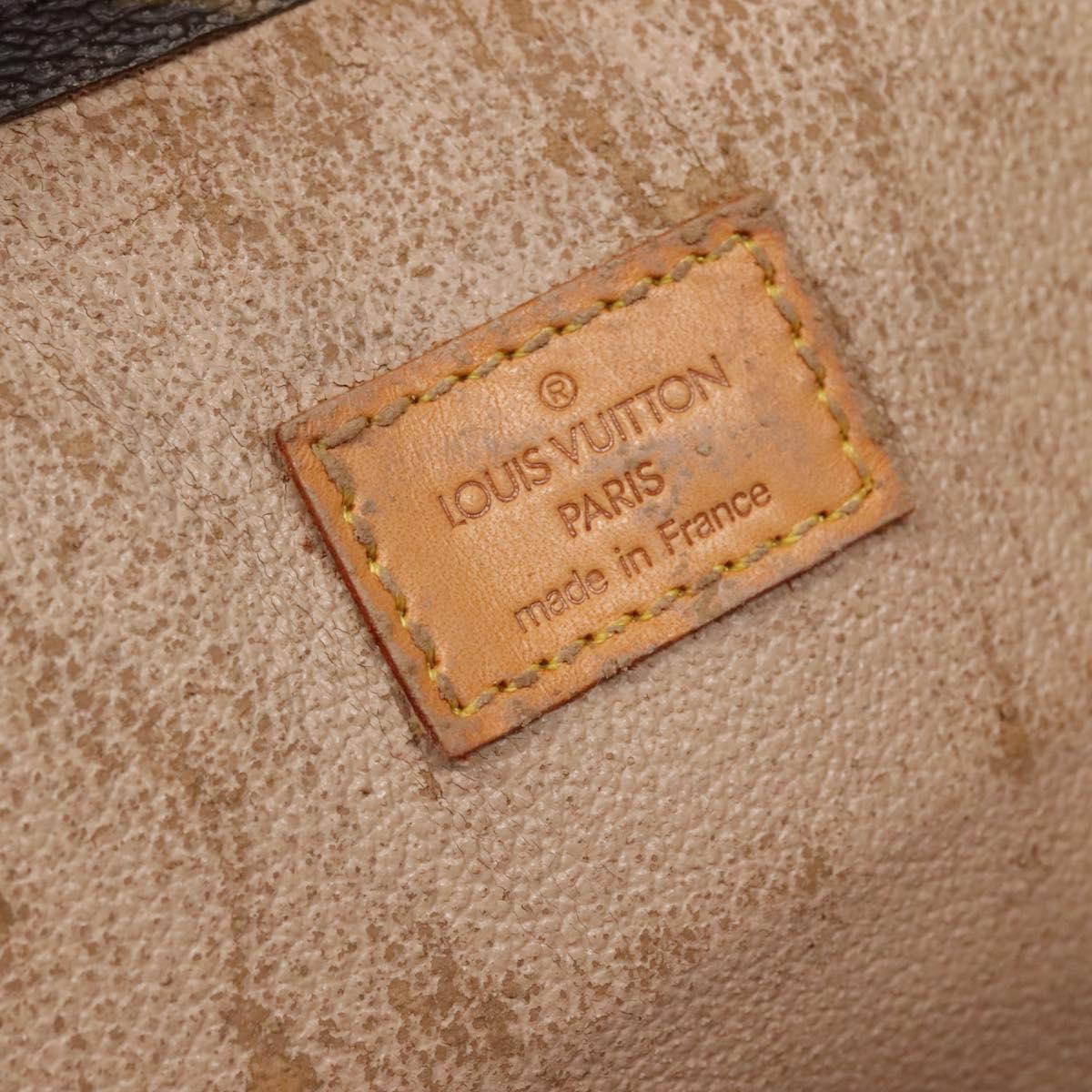 LOUIS VUITTON Monogram Sac Plat Hand Bag M51140 LV Auth 135768