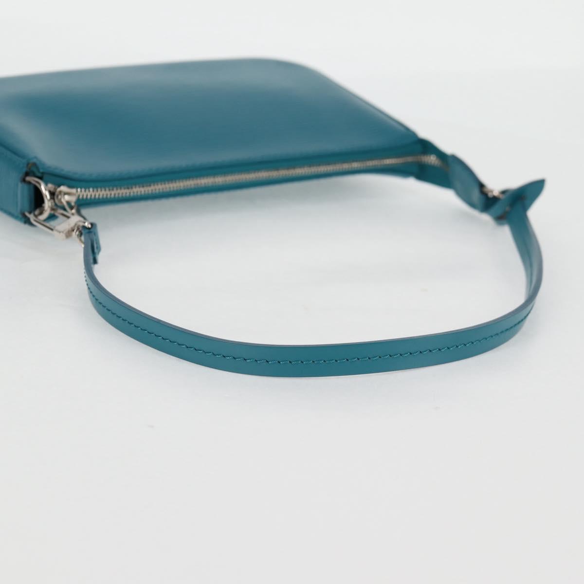 LOUIS VUITTON Epi Pochette Accessoires Pouch Cyan M40823 LV Auth 135779V