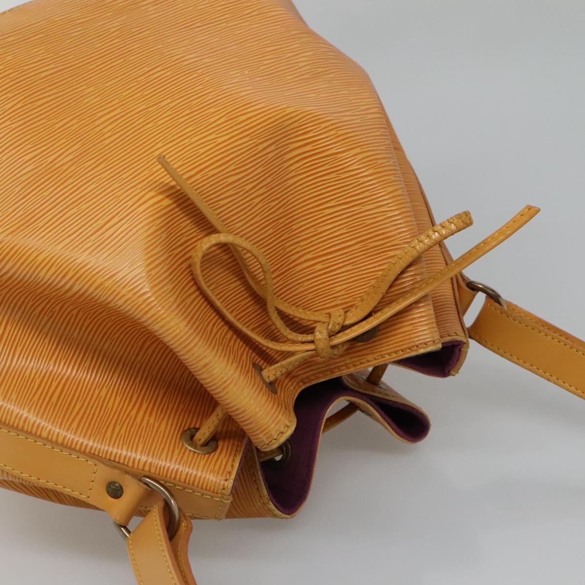 LOUIS VUITTON Epi Petit Noe Shoulder Bag Yellow M44109 LV Auth 135781
