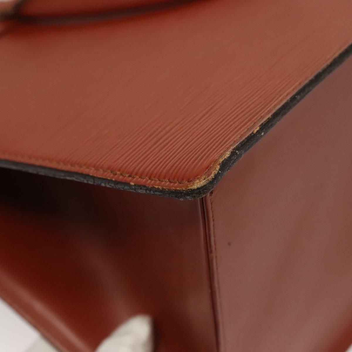 LOUIS VUITTON Epi Riviera Hand Bag Brown M48183 LV Auth 135782