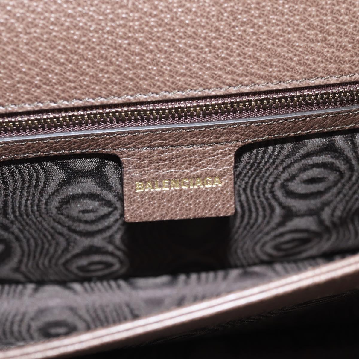 GUCCI Balenciaga Collaboration Web Sherry Line Bag PVC Beige 680119 Auth135820SM
