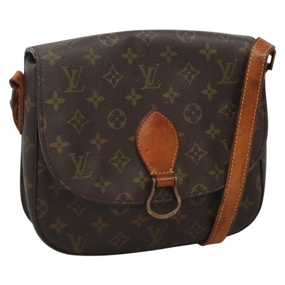 LOUIS VUITTON Monogram Monogram Saint Cloud GM Shoulder Bag M51242 Auth 135833