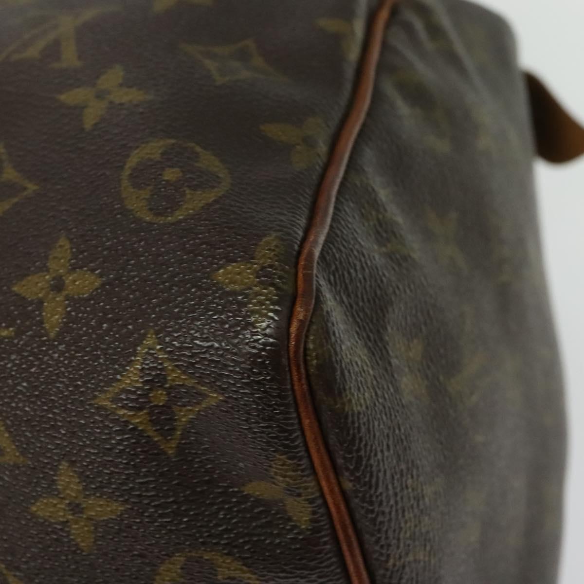 LOUIS VUITTON Monogram Speedy 35 Hand Bag M41524 LV Auth 135839