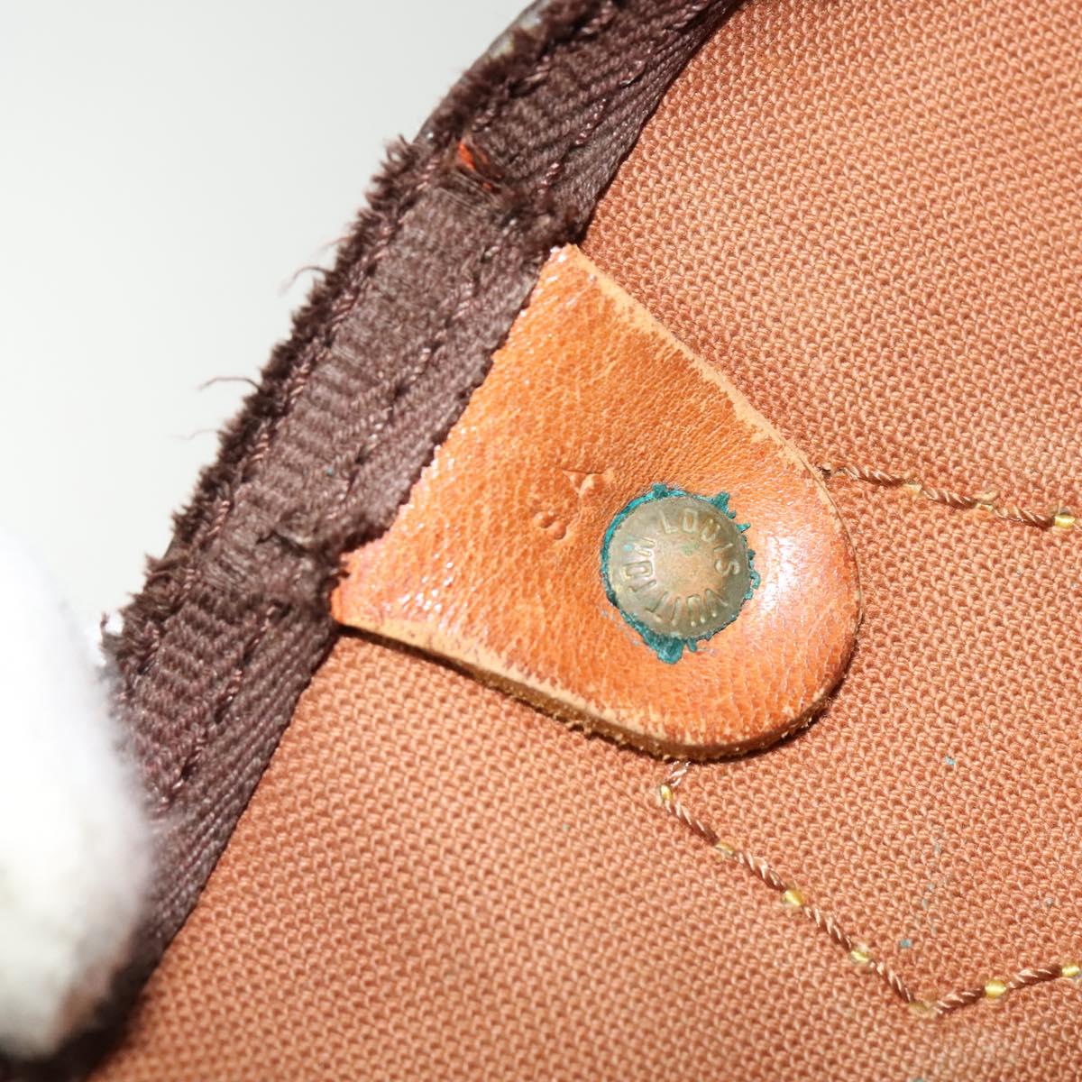 LOUIS VUITTON Monogram Speedy 35 Hand Bag M41524 LV Auth 135839