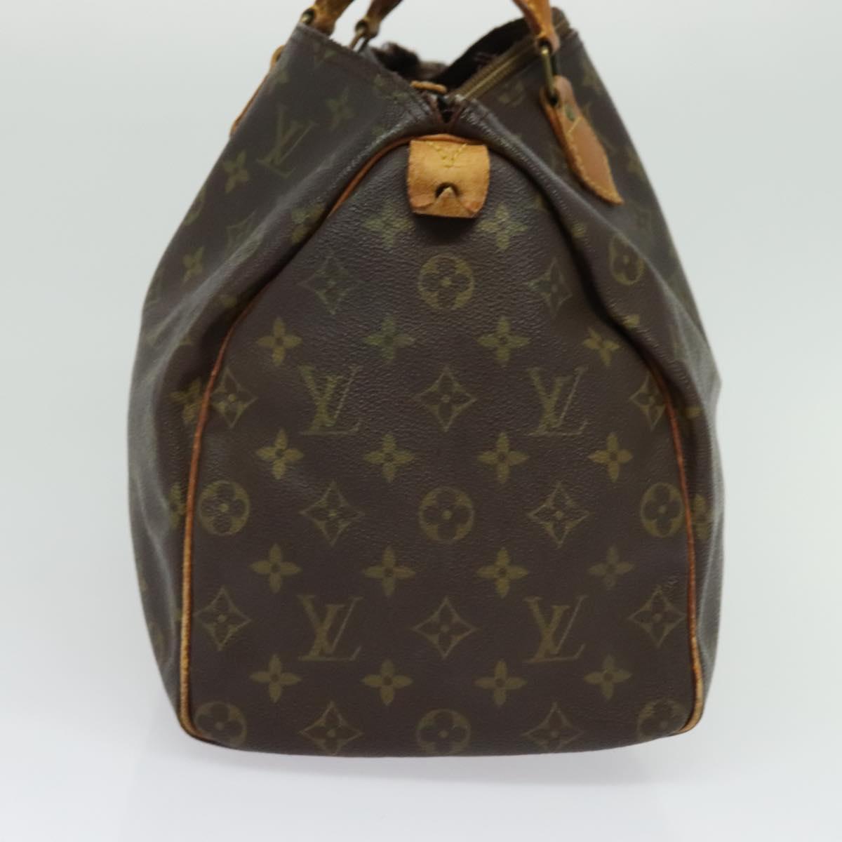 LOUIS VUITTON Monogram Speedy 35 Hand Bag M41524 LV Auth 135839