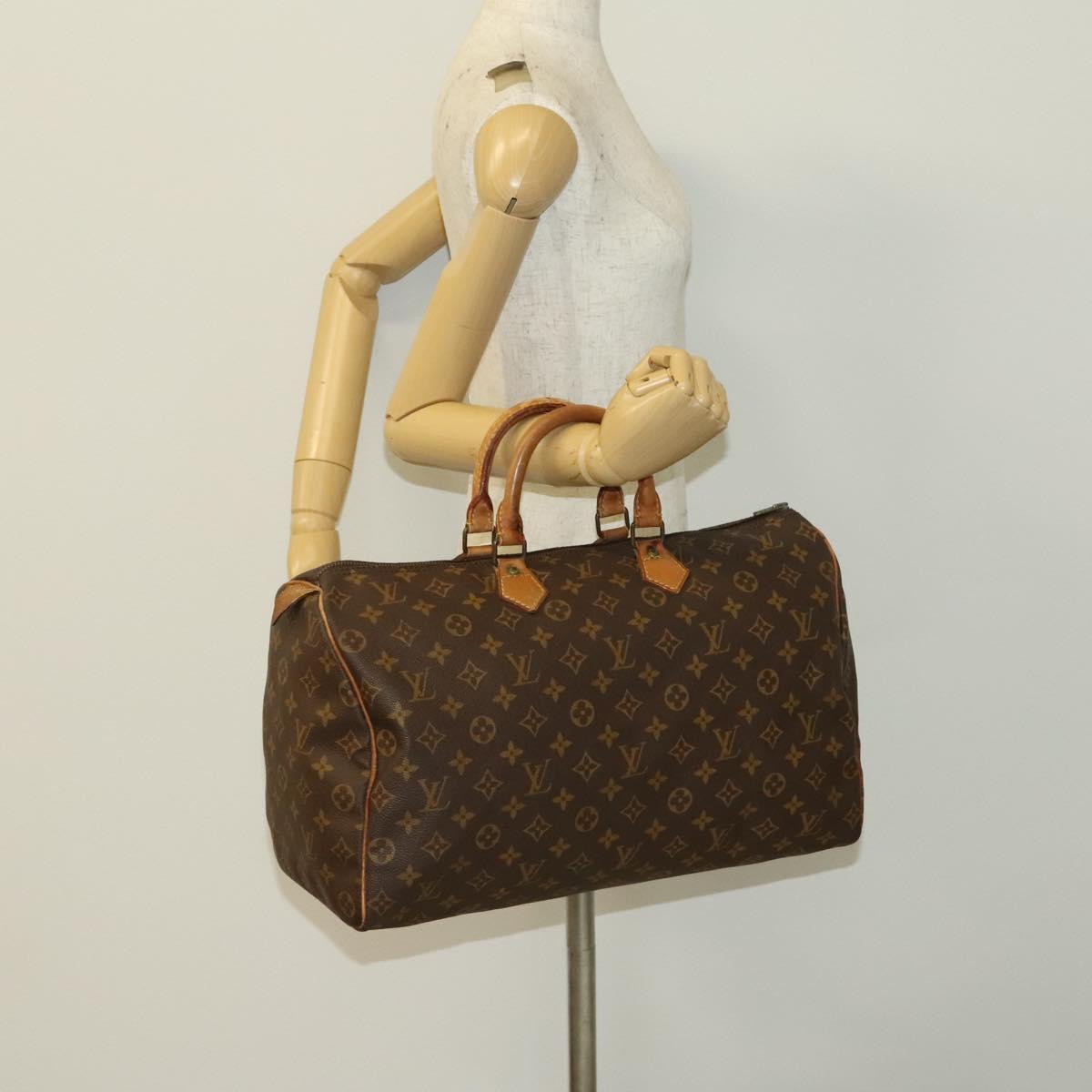 LOUIS VUITTON Monogram Speedy 40 Hand Bag M41522 LV Auth 135841