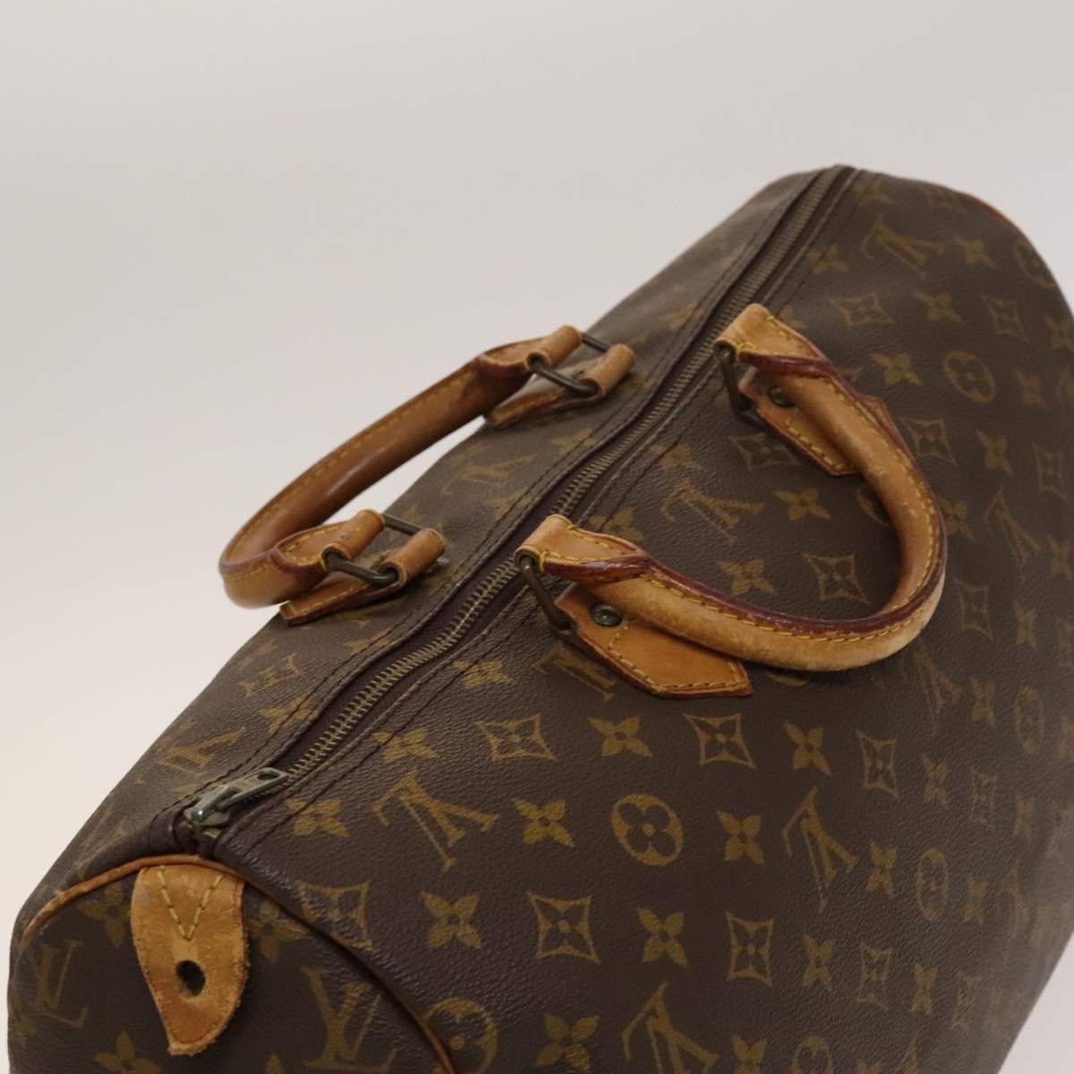 LOUIS VUITTON Monogram Speedy 40 Hand Bag M41522 LV Auth 135841
