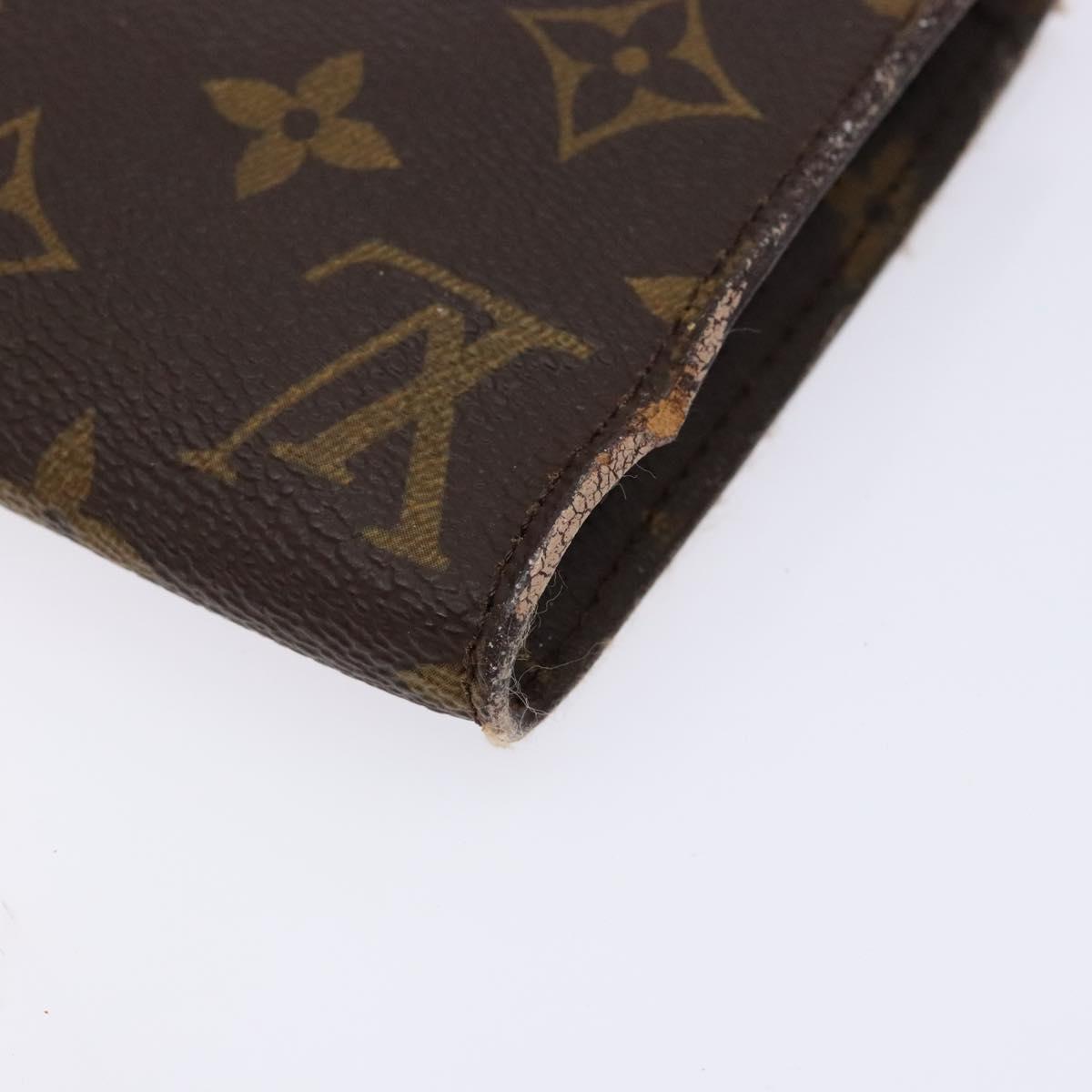 LOUIS VUITTON Monogram Bucket GM Accessory Pouch LV Auth 135847