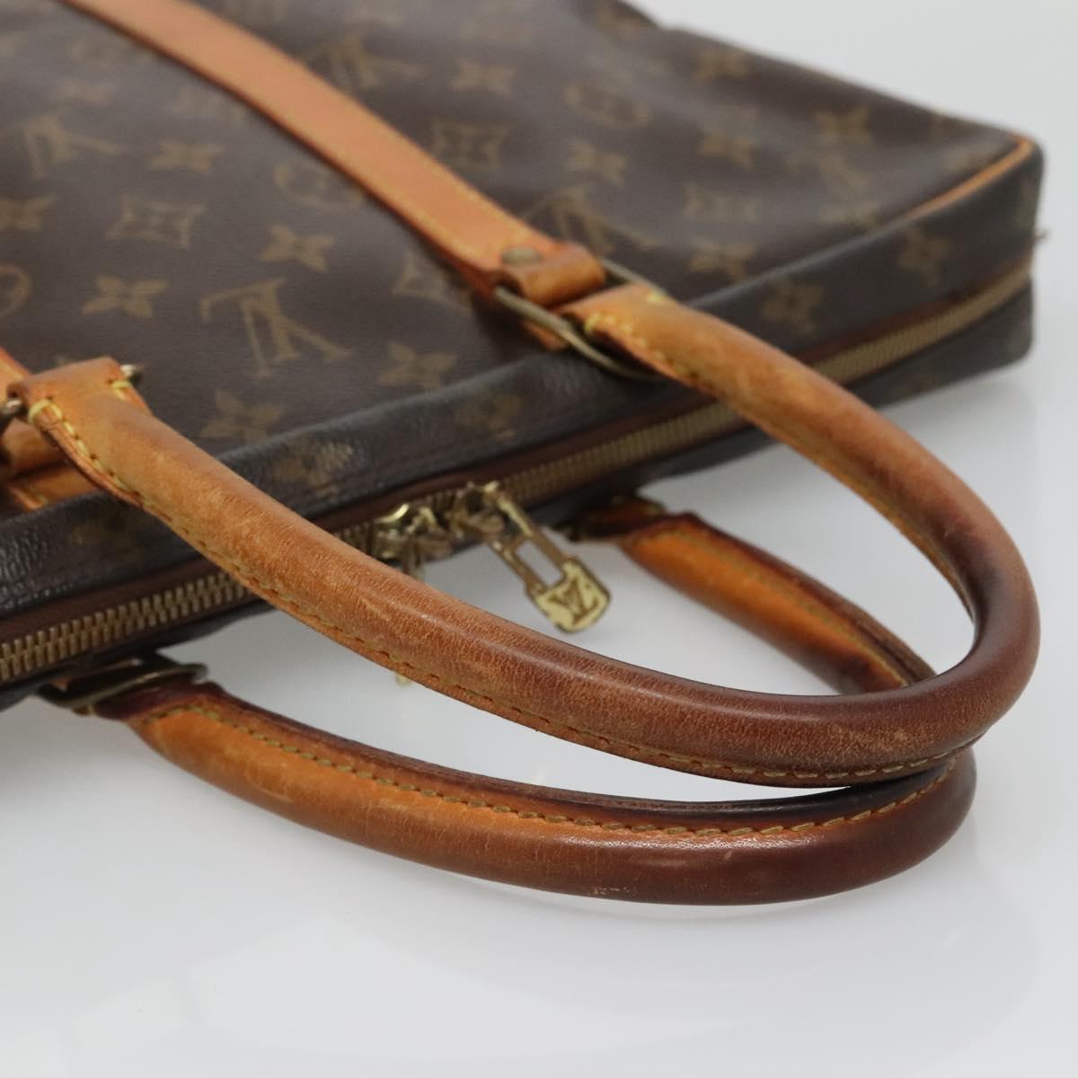 LOUIS VUITTON Monogram Porte Documents Voyage Business Bag M52005 LV Auth 135851
