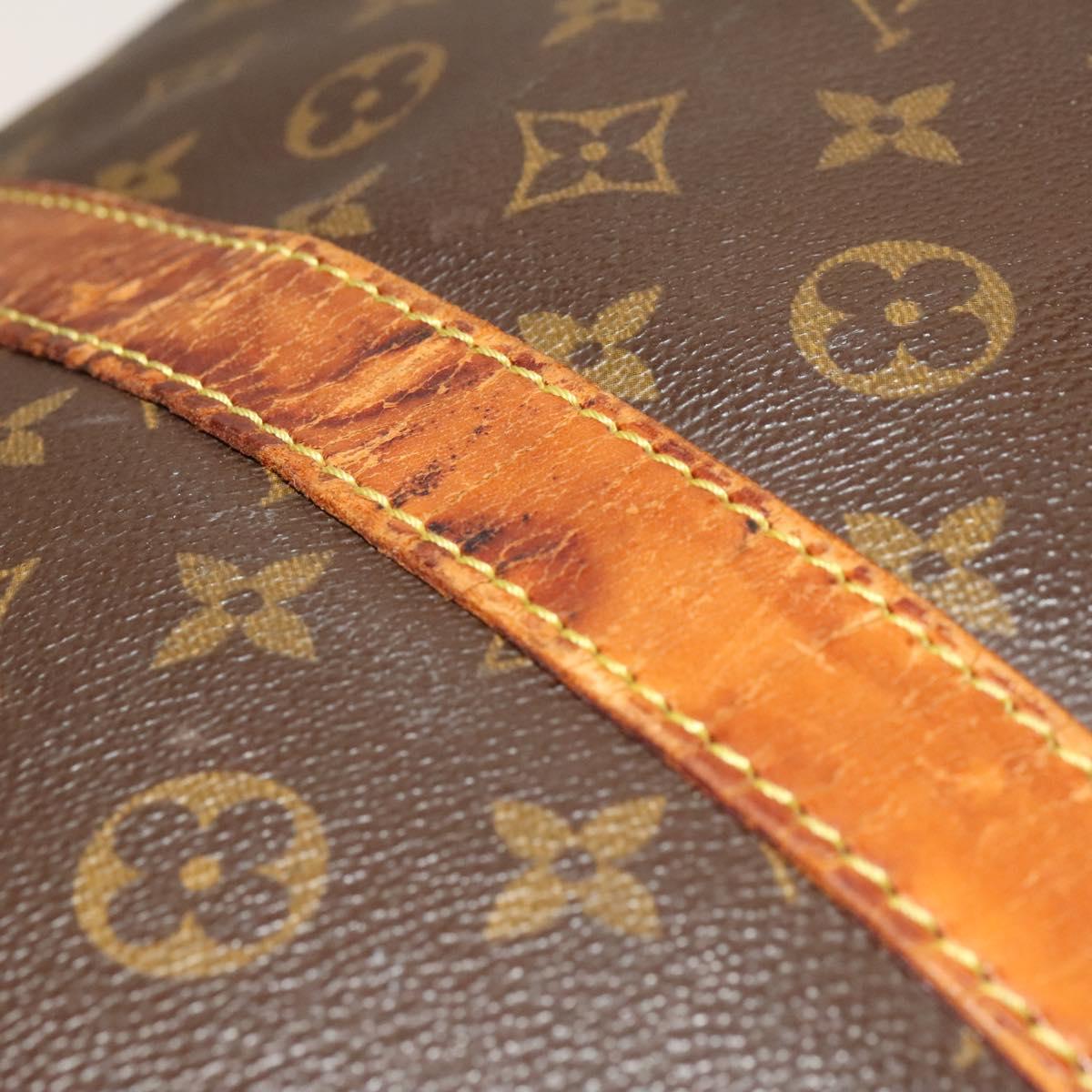 LOUIS VUITTON Monogram Keepall Bandouliere 60 Boston Bag M41412 LV Auth 135855