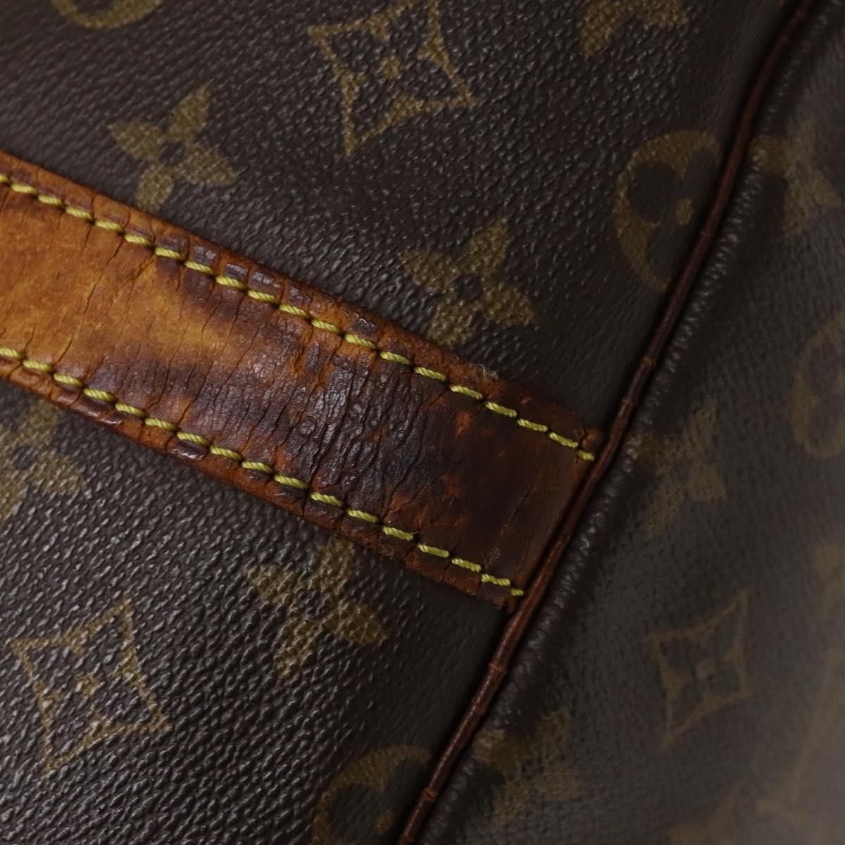LOUIS VUITTON Monogram Keepall Bandouliere 60 Boston Bag M41412 LV Auth 135855