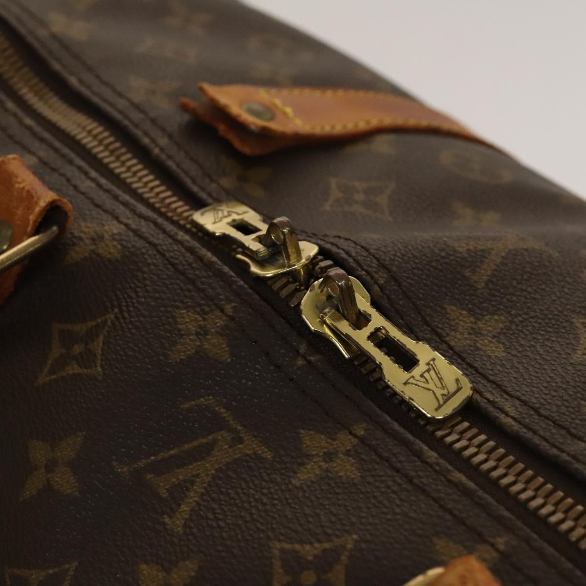 LOUIS VUITTON Monogram Keepall Bandouliere 60 Boston Bag M41412 LV Auth 135855