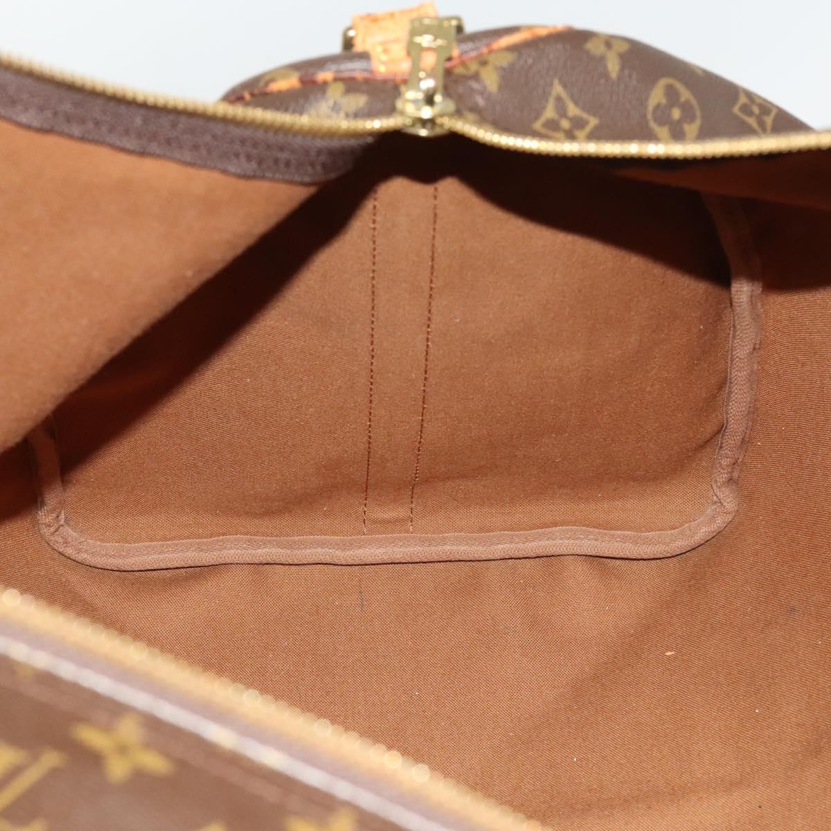 LOUIS VUITTON Monogram Keepall Bandouliere 60 Boston Bag M41412 LV Auth 135855