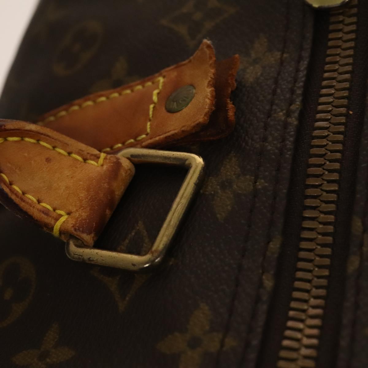 LOUIS VUITTON Monogram Keepall Bandouliere 60 Boston Bag M41412 LV Auth 135855
