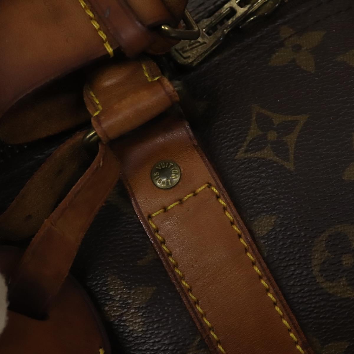 LOUIS VUITTON Monogram Keepall 60 Boston Bag M41422 LV Auth 135856