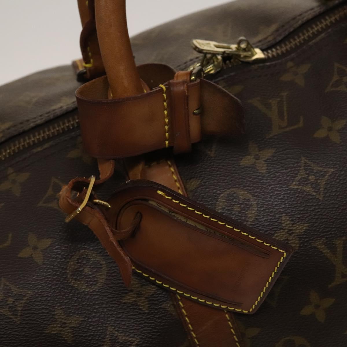 LOUIS VUITTON Monogram Keepall 60 Boston Bag M41422 LV Auth 135856