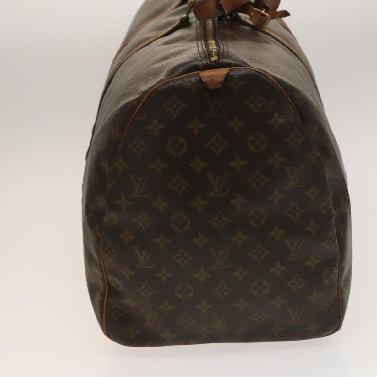 LOUIS VUITTON Monogram Keepall 60 Boston Bag M41422 LV Auth 135856