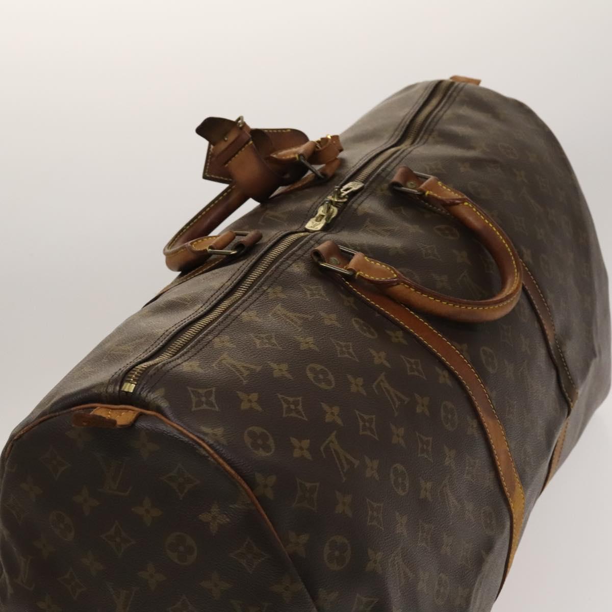 LOUIS VUITTON Monogram Keepall 60 Boston Bag M41422 LV Auth 135856