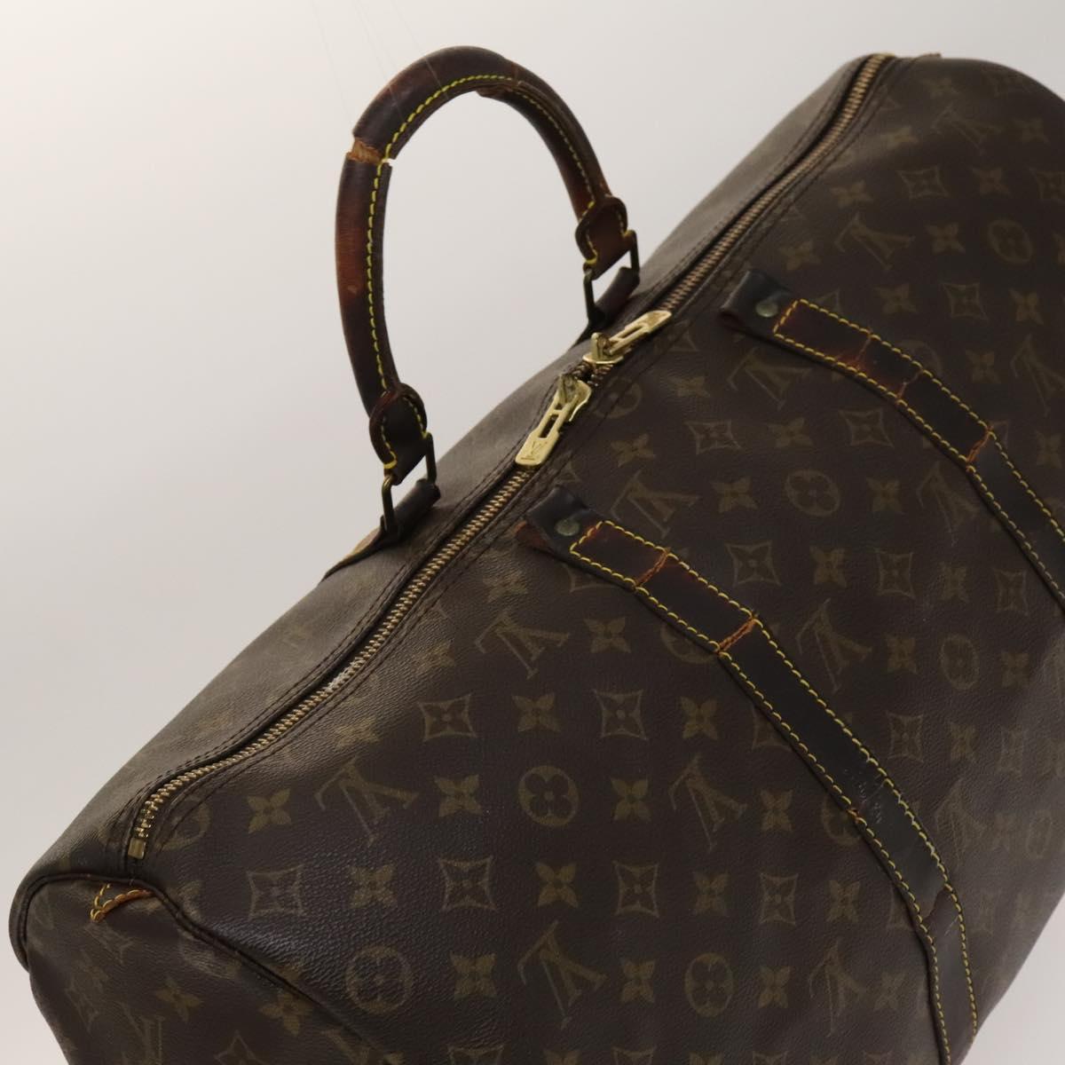 LOUIS VUITTON Monogram Keepall 50 Boston Bag M41426 LV Auth 135857