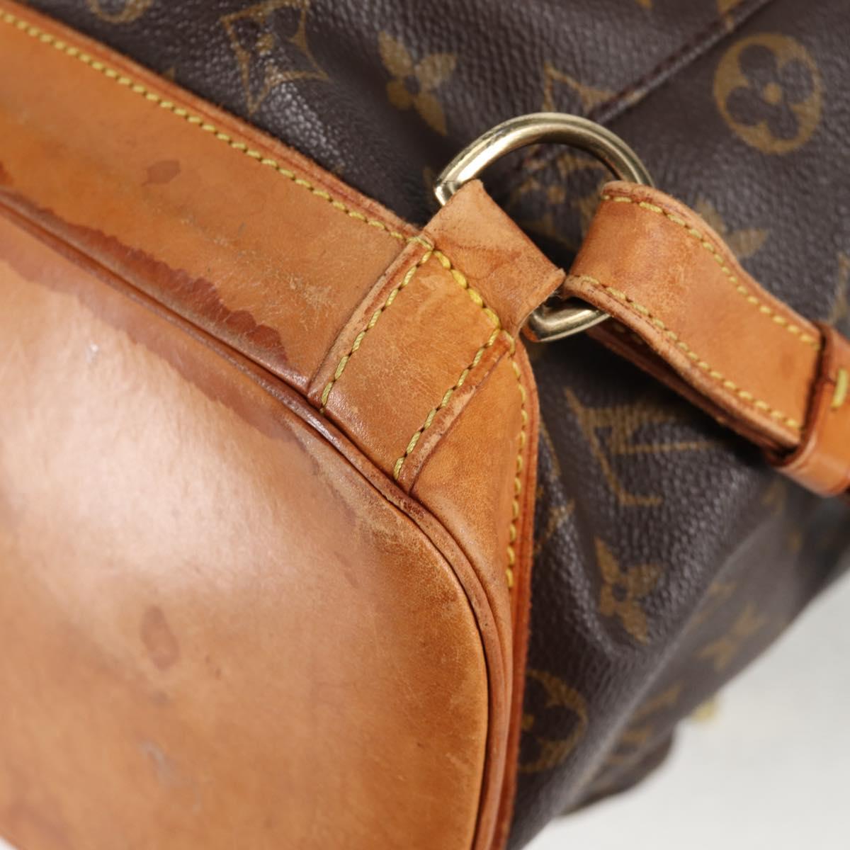 LOUIS VUITTON Monogram Montsouris GM Backpack M51135 LV Auth 135864