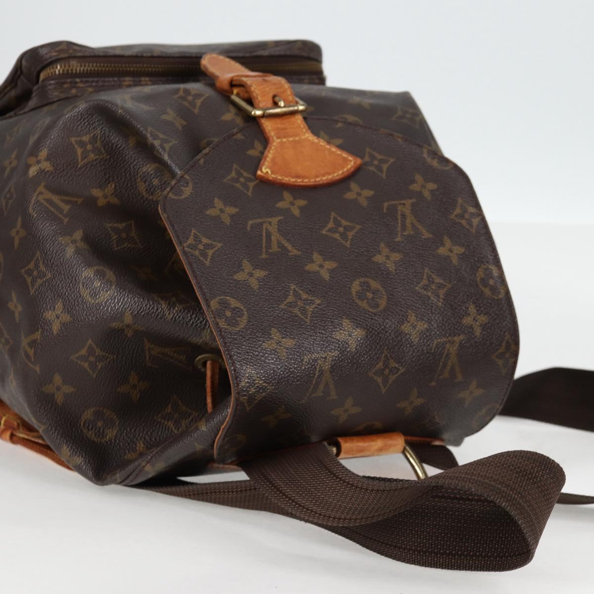 LOUIS VUITTON Monogram Montsouris GM Backpack M51135 LV Auth 135864