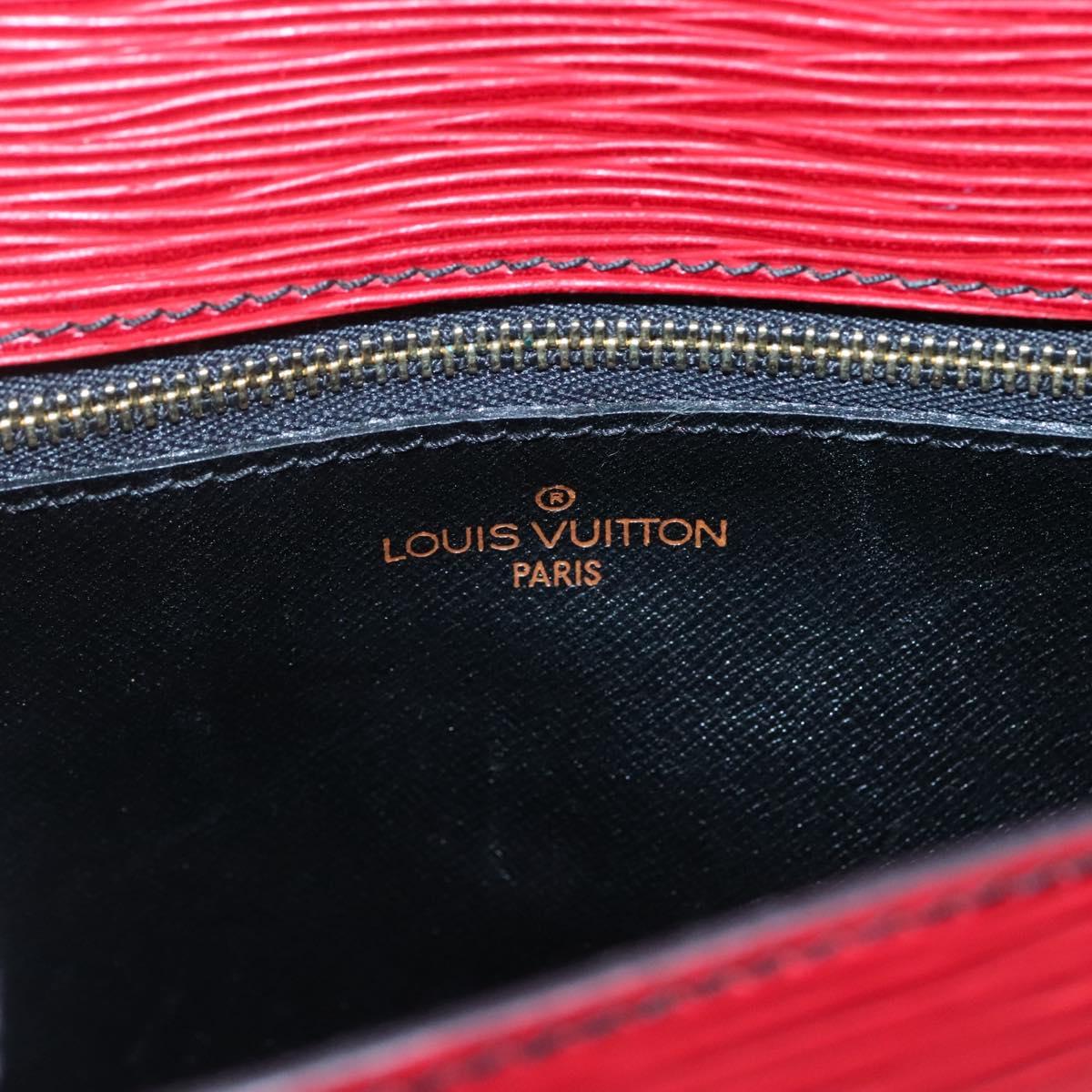 LOUIS VUITTON Epi Saint Cloud GM Shoulder Bag Red M52197 LV Auth 135874