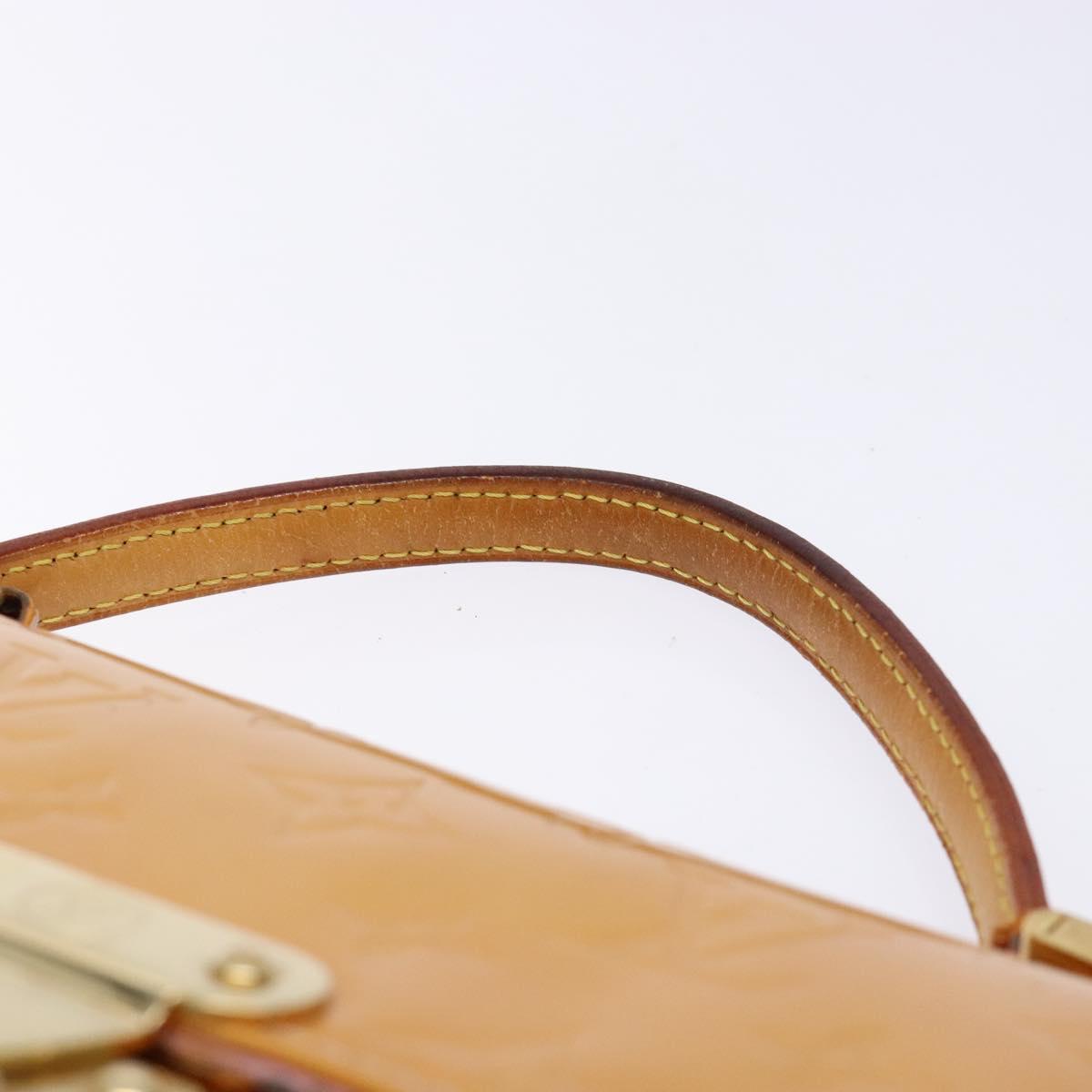 LOUIS VUITTON Vernis Spring Street Hand Bag Marshmallow Pink M91033 Auth 135887
