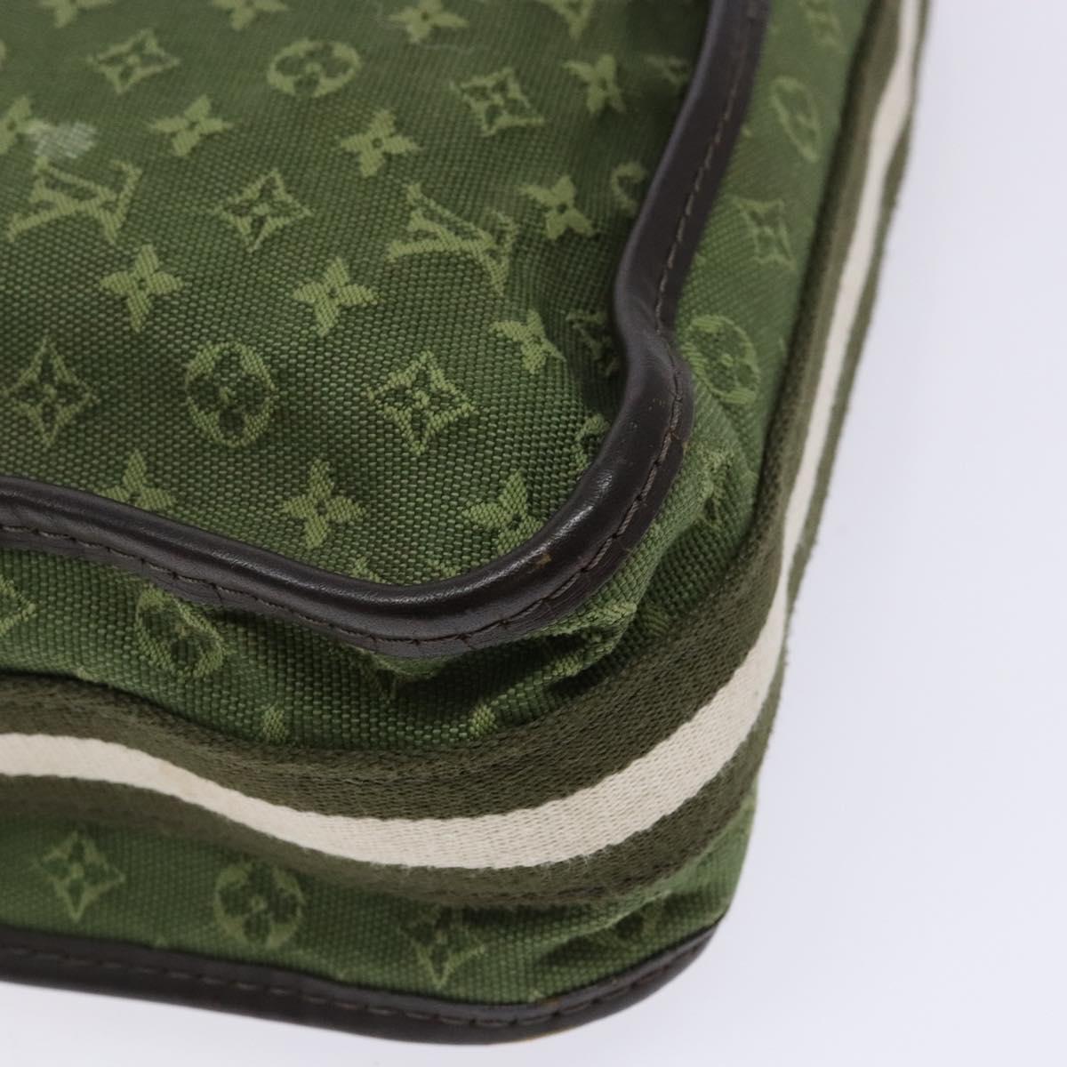 LOUIS VUITTON Monogram Mini Besace Mary Kate Bag TST Khaki M92322 LV Auth 135890