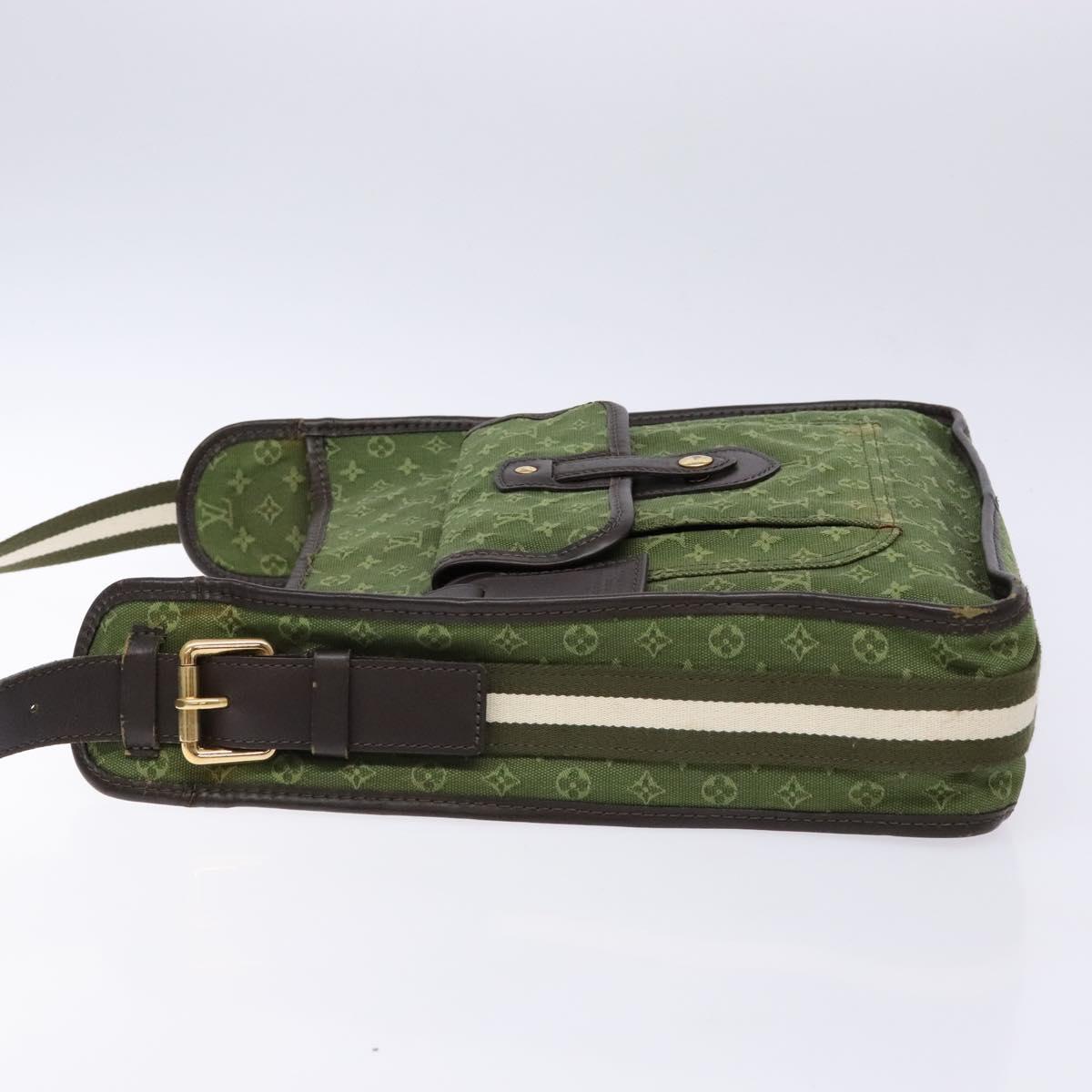 LOUIS VUITTON Monogram Mini Besace Mary Kate Bag TST Khaki M92322 LV Auth 135890