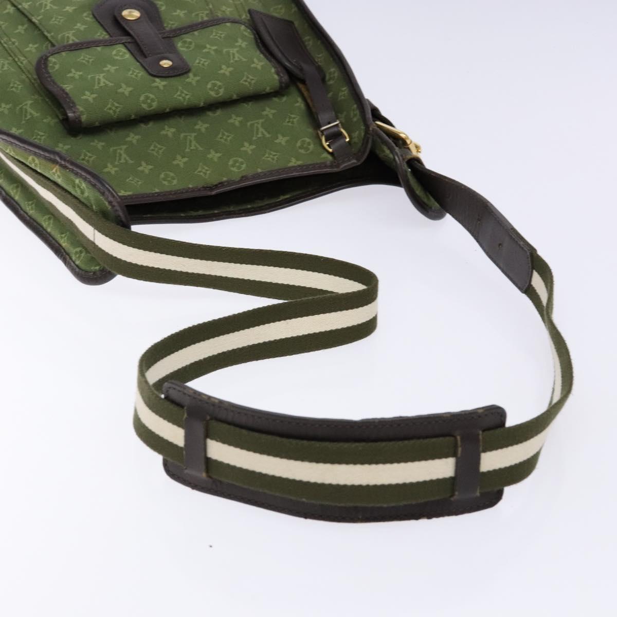 LOUIS VUITTON Monogram Mini Besace Mary Kate Bag TST Khaki M92322 LV Auth 135890