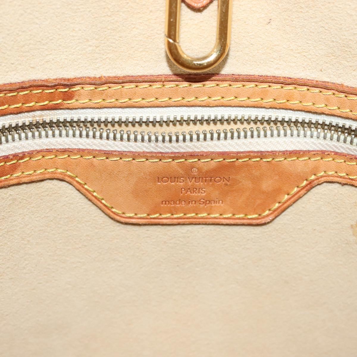 LOUIS VUITTON Damier Azur Hampstead MM Tote Bag N51206 LV Auth 135893