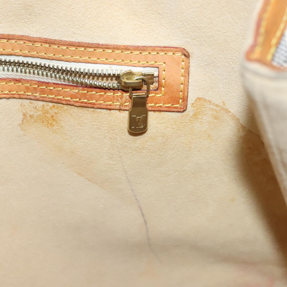 LOUIS VUITTON Damier Azur Hampstead MM Tote Bag N51206 LV Auth 135893