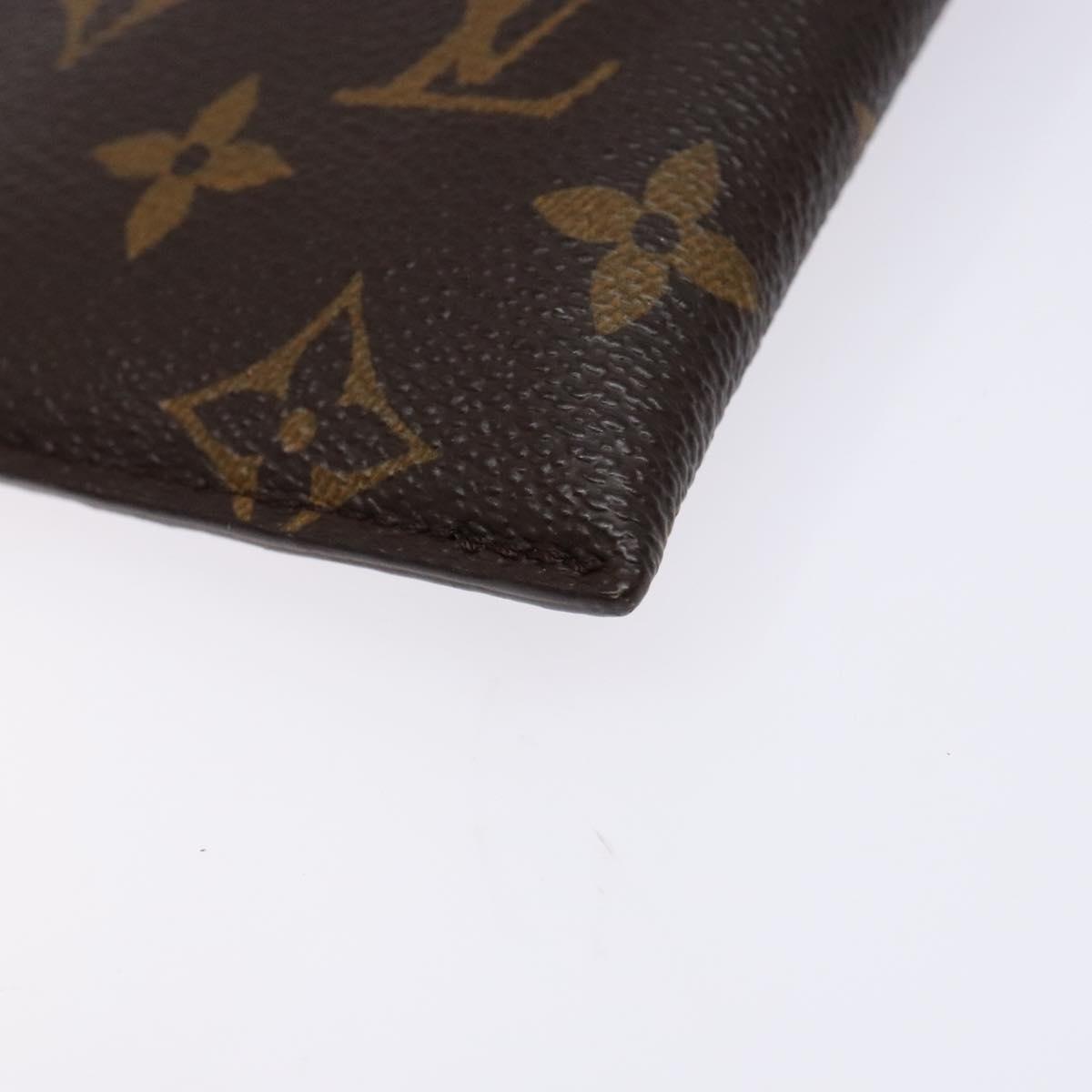 LOUIS VUITTON Monogram Etui Lunette MM Glasses Case M66544 LV Auth 135903