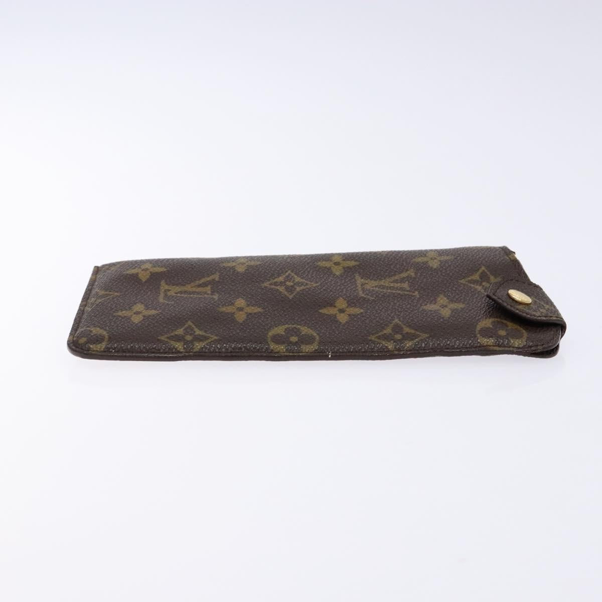 LOUIS VUITTON Monogram Etui Lunette MM Glasses Case M66544 LV Auth 135904